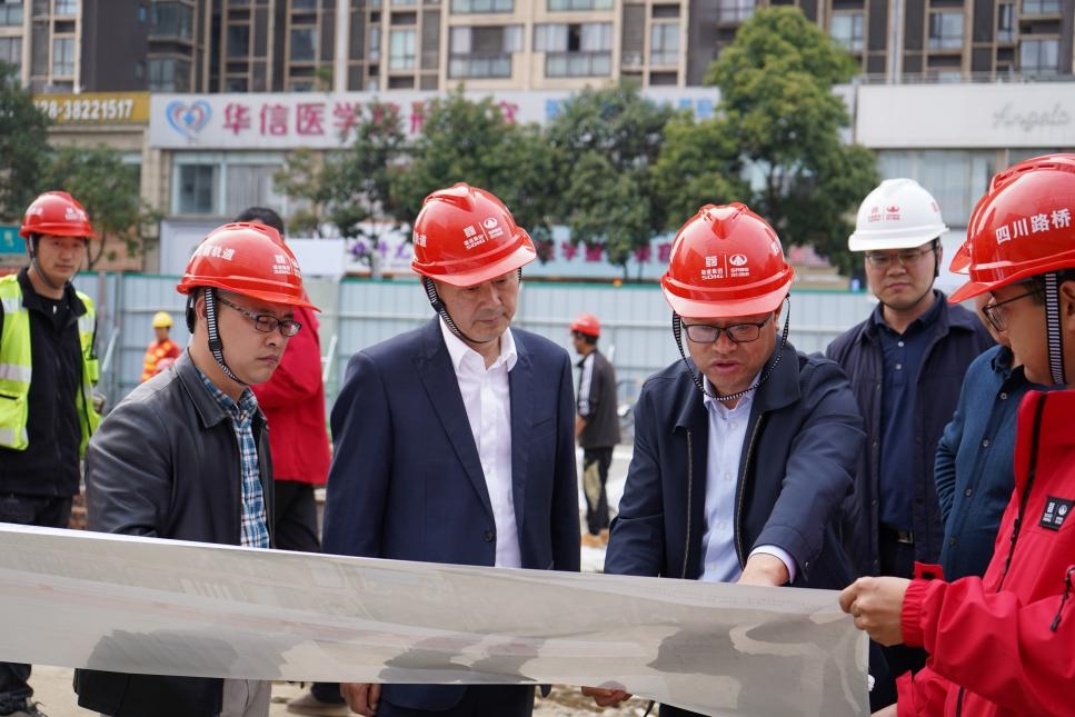 交建集團副總經理、安全總監杜光平赴市域（郊）鐵路成都至眉山線工程土建3工區項目部檢查指導工作